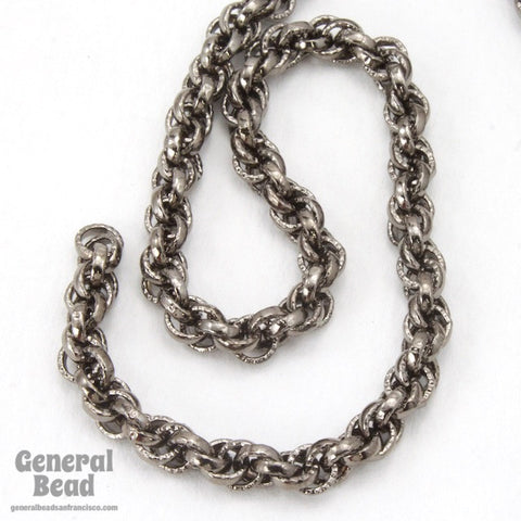 5mm Gunmetal Rope Chain CC233-General Bead