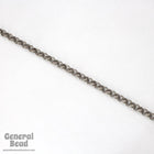 5mm Gunmetal Textured Rolo Chain CC246-General Bead