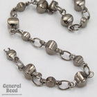 Gunmetal Alternating Disc Chain CC250-General Bead