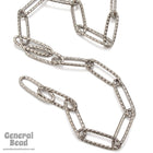 15mm x 5mm Gunmetal Textured Oval Cable Chain CC254-General Bead
