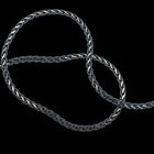 4mm Gray/Gold Flat Braided Chain #CC92-General Bead