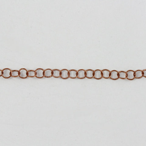 Antique Copper, 4mm Round Cable Chain CC46-General Bead