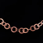 9mm Antique Copper Flattened Textured Cable Chain CC87-General Bead