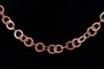 9mm Antique Copper Flattened Textured Cable Chain CC87-General Bead
