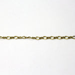 3mm x 2.5mm Antique Brass Figaro Chain CC90-General Bead