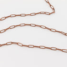 Antique Copper 5.9mm Rectangular Cable Chain #CC120-General Bead