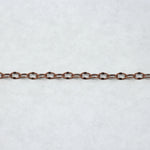 3mm x 4mm Antique Copper Drop Link Chain CC151-General Bead