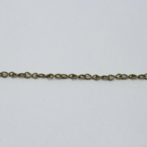 5mm x 2mm Antique Brass Figure Eight Chain CC152-General Bead