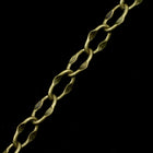 4mm x 2.5mm Antique Brass Crimped Oval Cable Chain CC155-General Bead