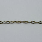 4mm x 2.5mm Antique Brass Crimped Oval Cable Chain CC155-General Bead