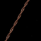 Antique Copper 1.5mm Spiral Link Chain CC170-General Bead