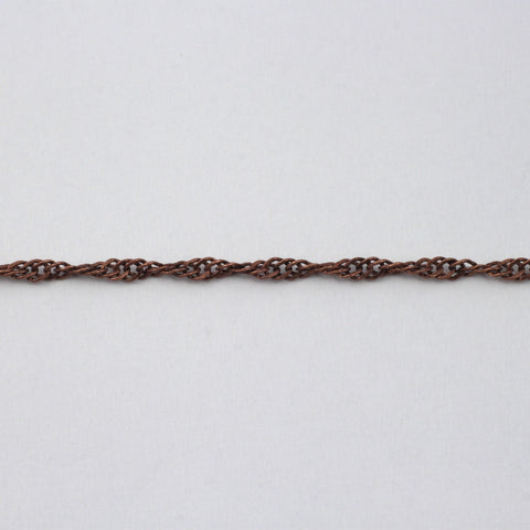 Antique Copper 1.5mm Spiral Link Chain CC170-General Bead