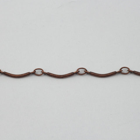 Antique Copper 12mm x 1.5mm Curved Chain CC172-General Bead