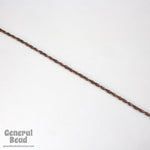 3mm Antique Copper Textured and Plain Rope Chain CC217-General Bead