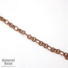 Antique Copper 17mm x 12mm Oval and 11mm Round Link Chain CC231-General Bead