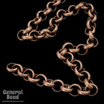 6mm Antique Copper Round Rolo Chain CC247-General Bead