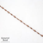 Antique Copper Alternating Disc Chain CC250-General Bead