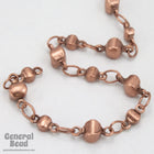 Antique Copper Alternating Disc Chain CC250-General Bead
