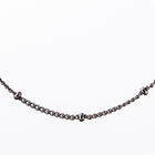 24” Gunmetal 2mm Finished Satellite Chain w/ Lobster Clasp #CC37-General Bead