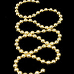 2.3mm Matte Gold Ball Chain CC43-General Bead