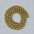 2.3mm Matte Gold Ball Chain CC43-General Bead