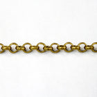 Antique Brass, 4mm Round Rolo Chain CC48-General Bead