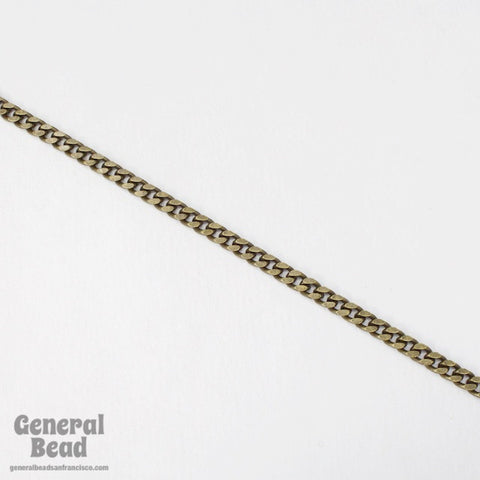 3 Feet Solid Brass Cable Beading Chain – 2mm Vintage NOS For Jewelry Making