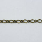 Antique Brass, 6.8mm x 4.4mm Figaro Chain #CC146-General Bead