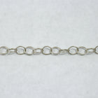 Antique Silver, 6mm x 5mm Fine Oval Cable Chain CC149-General Bead