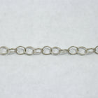 Antique Silver, 6mm x 5mm Fine Oval Cable Chain CC149-General Bead
