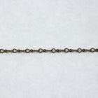 3mm x 4mm Antique Brass Drop Link Chain CC151-General Bead