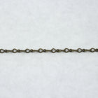 3mm x 4mm Antique Brass Drop Link Chain CC151-General Bead