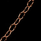 4mm x 2.5mm Antique Copper Crimped Oval Cable Chain CC155-General Bead