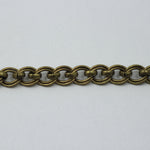 Antique Brass 7mm x 6mm Double Oval Chain CC169-General Bead