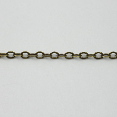 Antique Brass 4mm x 3mm Classic Cable Chain CC173-General Bead