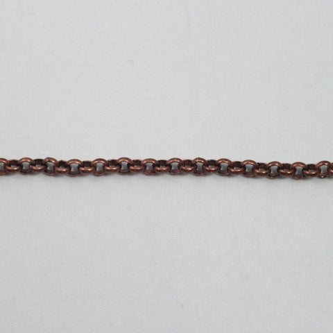 Antique Copper 2mm Rolo Chain CC177-General Bead