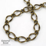 11mm x 7.4mm Antique Brass Figaro Chain CC201-General Bead