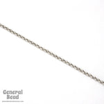 3.5mm Antique Silver Beveled Round Link Chain CC203-General Bead