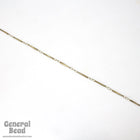 15mm x 1.7mm Antique Brass Twisted Bar Link Chain CC212-General Bead