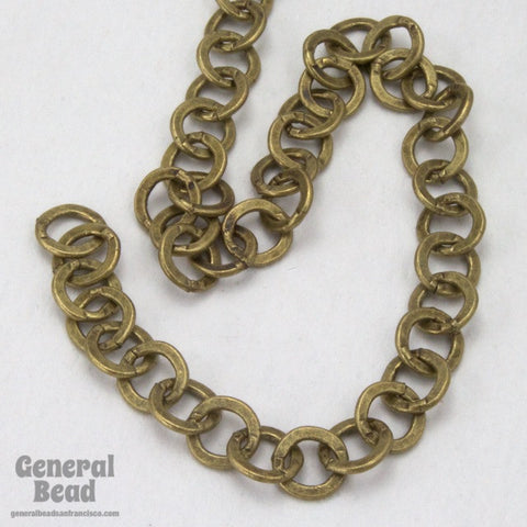 6.4mm Antique Brass Round Cable Chain CC224-General Bead
