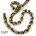 5mm Antique Brass Rope Chain CC233-General Bead