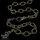 5.4mm x 4.4mm and 5.2mm x 3mm Antique Brass Figure 8 Chain CC236-General Bead