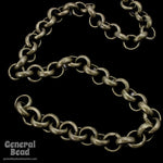 6mm Antique Brass Round Rolo Chain CC247-General Bead