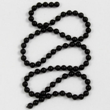 2.3mm Matte Black Ball Chain CC43-General Bead