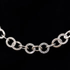 9mm Antique Silver Flattened Textured Cable Chain CC87-General Bead