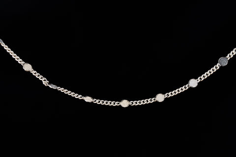 2.1mm Antique Silver Hammered Satellite Chain CC86-General Bead