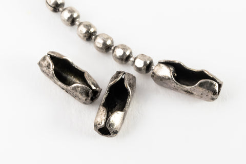 Antique Silver Ball Chain Connector #CC44-General Bead