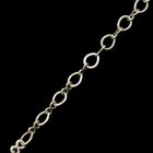 Antique Silver, 3mm Small Oval Links & Bows Chain CC143-General Bead