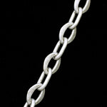 Antique Silver 8mm x 6mm Flat Oval Chain CC164-General Bead