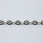 Antique Silver 8mm x 6mm Flat Oval Chain CC164-General Bead